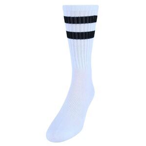 CTM Men's Crew Striped Socks (3 Pairs)